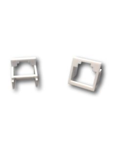 DATACOM Adaptér RJ45 na RJ12 (RJ11) bílá / redukční vložka (bal. 20ks)