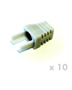 DATACOM Manžetka pro plug RJ45  šedá  (10ks)