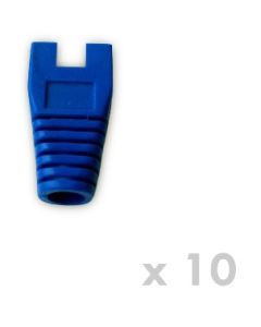 DATACOM Návlek pro plug RJ45 s výřezem modrý  (10ks)