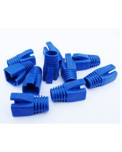 DATACOM Návlek pro plug RJ45 (CAT6A,CAT7) modrý (10ks)