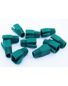 DATACOM Návlek pro plug RJ45 (CAT6A,CAT7) zelený (10ks)