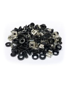 DATACOM Montážní sada  M6  (50ks / bal.) - 12mm BLACK