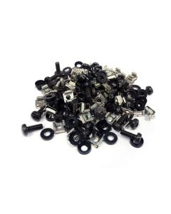 DATACOM Montážní sada  M6  (50ks / bal.) - 16mm BLACK