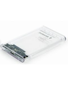 GEMBIRD EE2-U3S9-6 Box pro HDD/SSD 2,5" SATA – USB 3.0, 9,5 mm, průhledný plast