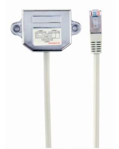 GEMBIRD NCA-SP-02 – Rozbočovač LAN portu FTP, 2× RJ45