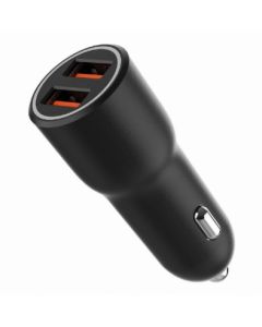 GEMBIRD rychlonabíječka do auta, 2 porty USB, QC3.0, 36W, černá – novinka