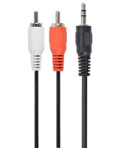 GEMBIRD Stereo audio kabel 3,5mm jack M / 2x RCA CINCH M 2,5 m