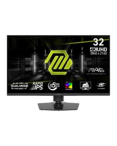 MSI Gaming monitor MAG 322URDF E16 31,5" Rapid IPS/3840 x 2160 UHD/160Hz/0,5ms/2xHDMI/DP/USB-A,B/Výšk.nast./Pivot/černá