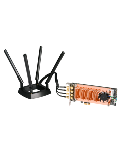 QNAP QWA-AC2600 - PCIe bezdrátový síťový adaptér (802.11n a 802.11ac) pro NAS nebo PC