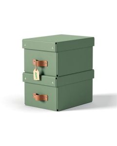 LEITZ úložný box, karton, velikost S, 2 ks zelený