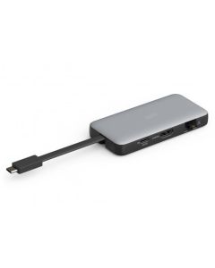 Digitus USB-C cestovní dokovací stanice, 7 portů: 1× HDMI, 2× USB 3.2 Gen 1, 1× RJ45, 1× SD, 1× MicroSD, 1× PD