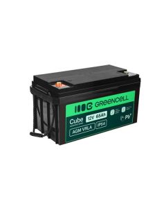 Green Cell AGM VRLA IP54 12V 64Ah baterie pro sekačky na trávu, skútry, lodě, invalidní vozíky
