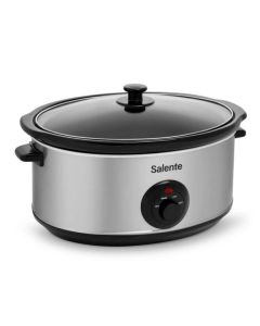Salente HotPot, pomalý hrnec, 6,5 l, manuální ovládání, nerez