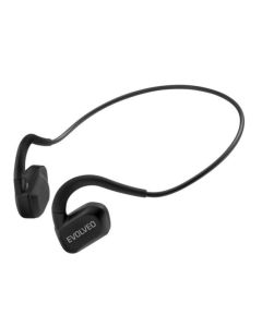 EVOLVEO BonePro, bezdrátová sluchátka na lícní kosti, MP3 32GB, IP68, černá
