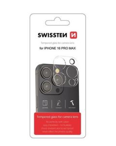 SWISSTEN OCHRANNÉ SKLO NA ČOČKY FOTOAPARÁTU PRO APPLE IPHONE 16 PRO MAX 