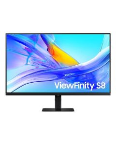 SAMSUNG MT LED LCD monitor 37" ViewFinity S8 (S80UD) VA,3840x2160,5ms,350cd/m2,3000:1,DP,HDMI,3xUSB,USB-C,RJ45,Pivot