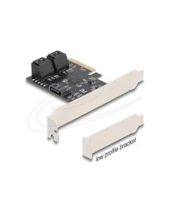 Delock Pětiportový řadič SATA karty PCI Express x4 - Low Profile