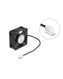 Delock Axiální ventilátor: 5 V DC, 60 x 60 x 25 mm, černý