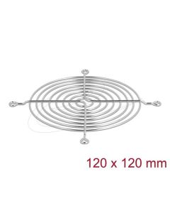 Delock Mřížka ventilátoru, 120 x 120 mm, stříbrná