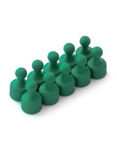 Magnetické figurky M4, 12 × 20 mm, zelené, 2 ks