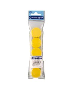 Magnety Centropen žluté, sada 10ks