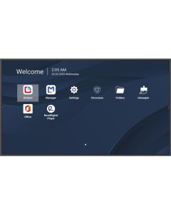 Viewsonic CDE8614-2C 86" 4K 3840x2160/500cd/8ms/3xHDMI/RS232/USB-C/2xUSB/RJ45/Android 14/VESA/Repro/24/7