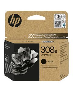 HP 308e EvoMore Black Original Ink Cart