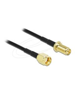 Delock Anténní kabel RP-SMA samec na RP-SMA samice LMR/CFD100 2 m low loss