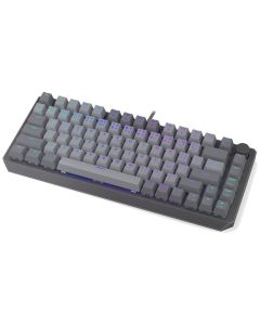 Endorfy Thock V2 75% Klávesnice, herní, drátová, mechanická, Endorfy Red,CZ/SK layout, 75% velikost, ARGB, hliník, USB,šedá