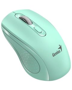 Genius NX-8025S Myš, bezdrátová, optická, 1200DPI, 4 tlačítka, tichá, Copilot, 2,4GHz, zelená (akvamarín)