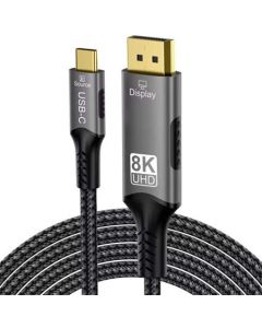 PremiumCord kabel USB-C na DisplayPort DP1.4 8K@60Hz a 4k@120Hz 2m