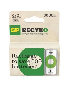 GP C ReCyko 3 000 mAh, nabíjecí (HR14), 2 ks PP