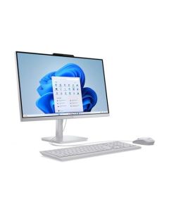Lenovo A100 AIO   Core i3-N305/16GB/SSD 512GB/23,8"/FHD/IPS/250nitů/60Hz/65W/WIN11 Home/stříbrná