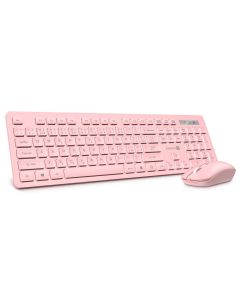 CONNECT IT Wireless FashionCombo2 Pink bezdrátová klávesnice + myš, USB 2,4GHz, růžová