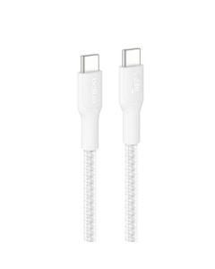 Belkin BOOST CHARGE™ PRO USB-C/USB-C kabel 240W, 3m, bílý - odolný