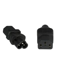 Premium Cord Adaptér IEC C13 female na IEC C6 male "trojlístek" napětí 230V, 2.5A