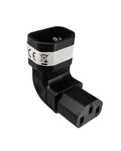 Premium Cord Adaptér vertikálně úhlový IEC C13 female na IEC C14 male, napětí 230V, max.proud 10A