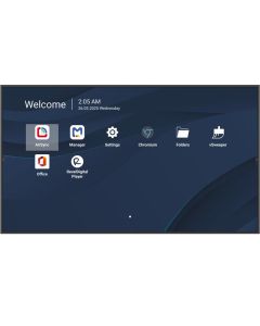 Viewsonic CDE5514-2C 55" 4K 3840x2160/500cd/8ms/2xHDMI/RS232/USB-C/2xUSB/RJ45/Android 14/VESA/Repro/24/7