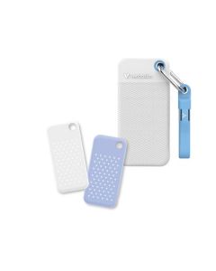 VERBATIM Pocket SSD 1TB, USB-C 3.2 Gen 2, bílá/modrá + 2x gumový obal
