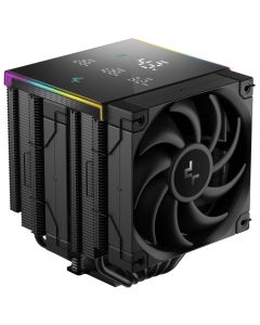 DEEPCOOL chladič AK620 Digital Pro / 2x120mm fan / 6x heatpipes / pro Intel i AMD/ černý / digitální display více hodnot