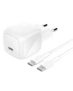 Belkin BOOST CHARGE™ 45W USB-C Power Delivery PPS nástěnná nabíječka + 1m USB-C na USB-C kabel, bílá