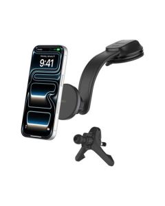 Belkin BOOST CHARGE™ Qi2 15W Magnetický držák s nabíjením do auta na ventilaci a palubní desku + 30W auto adaptér, černý