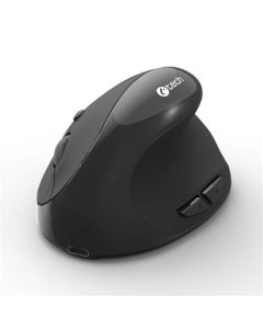 C-TECH myš VEM-17, vertikální, Dual mode, bezdrátová, BT5.0 + 2,4GHz, 1600DPI, černá