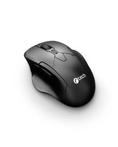 C-TECH myš WLM-17 Dual mode, bezdrátová, BT5.0 + 2,4GHz, 1600DPI, 6 tlačítek, USB nano receiver, černá