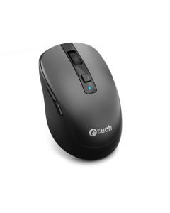 C-TECH myš WLM-19 Dual mode, bezdrátová, BT5.0 + 2,4GHz, 1600DPI, 6 tlačítek, USB nano receiver, černá