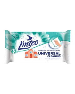Univerzální vlhčené ubrousky Linteo, 40 ks