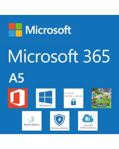Elektronicky: Microsoft CSP Microsoft 365 A5 for students (pro studenty) předplatné 1 rok, vyúčtování měsíčně