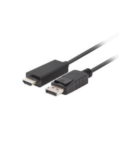 LANBERG DISPLAYPORT(M) V1.1 ->HDMI(M) KABEL 1M ČERNÝ