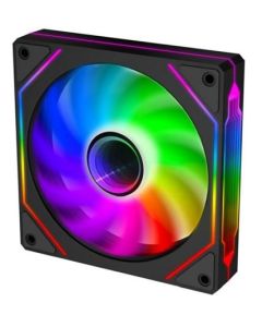 EVOLVEO 120UX-M, ventilátor, 120mm, 4pin molex, ARGB, master, černý