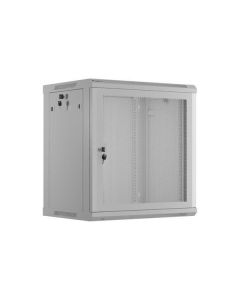 ANBERG INSTALAČNÍ skříň 19" 12U 600X450 ŠEDÉ PERFOROVANÉ DVEŘE (PLOCHÉ BALENÍ)